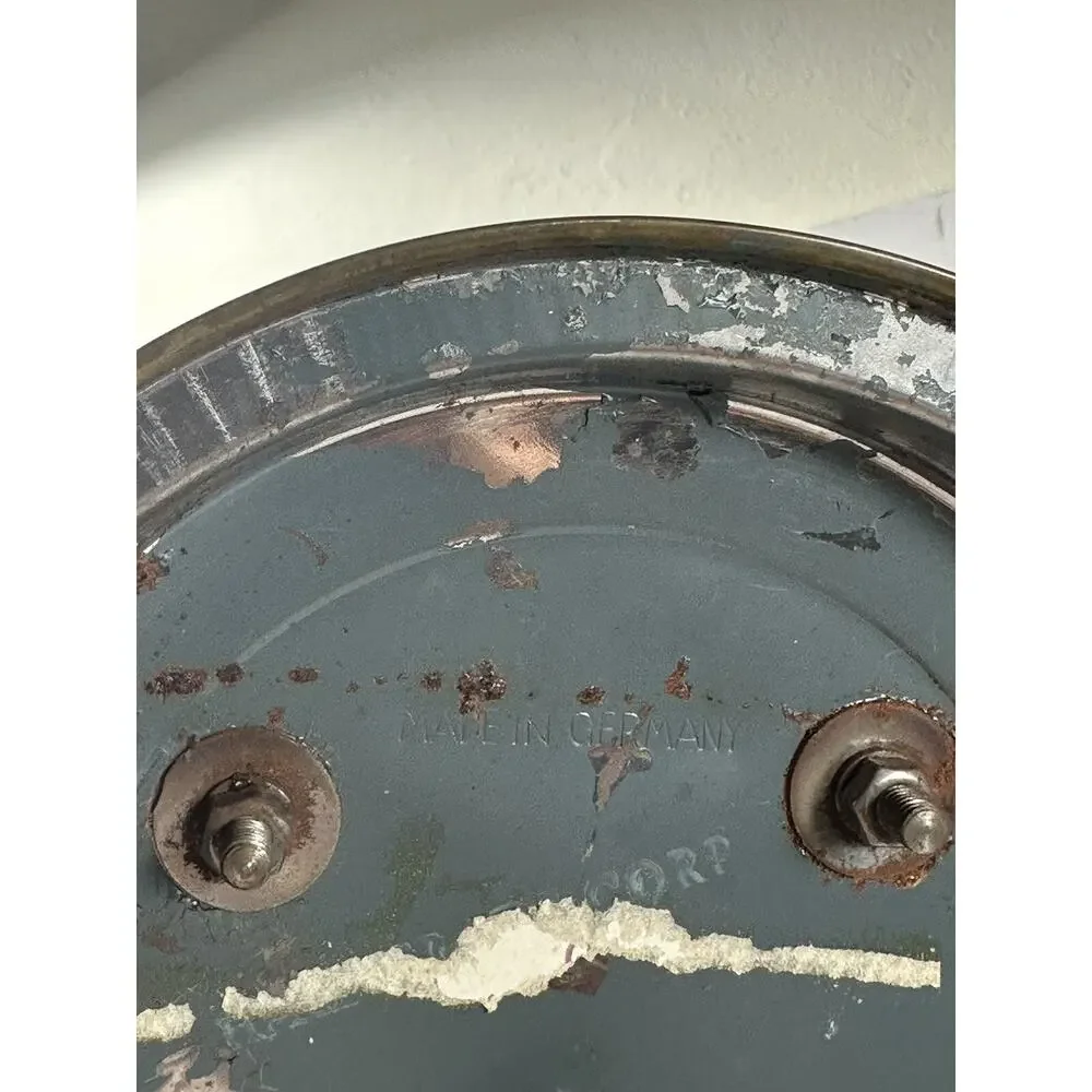 Antique Clock Germany NO(0) Jewels unadjusted Torsion Dome For Parts or‎ Repair